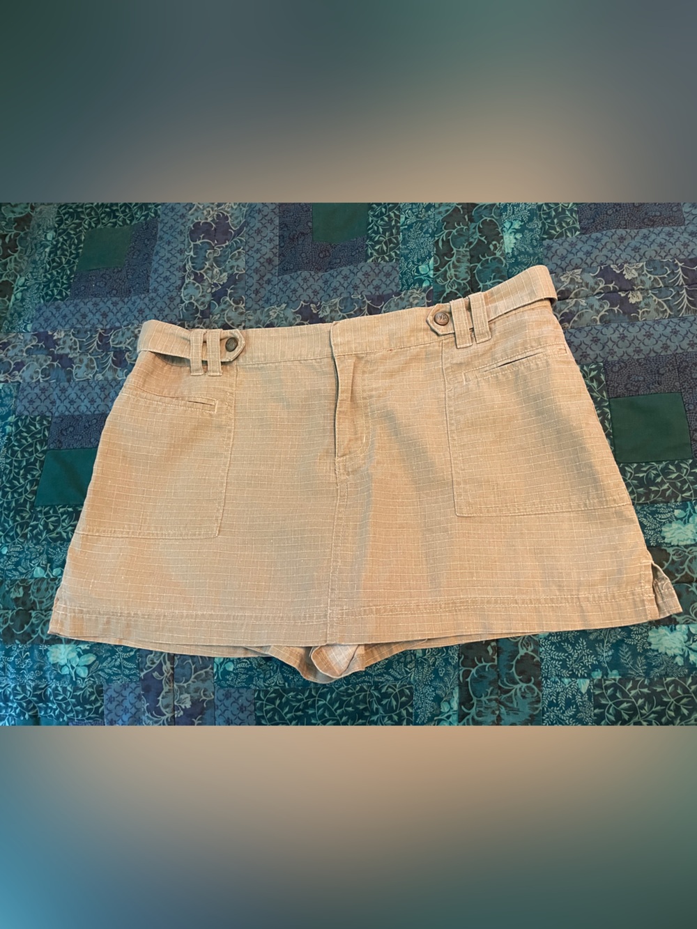 Be Bop Tan Cotton Skort Junior Size 11